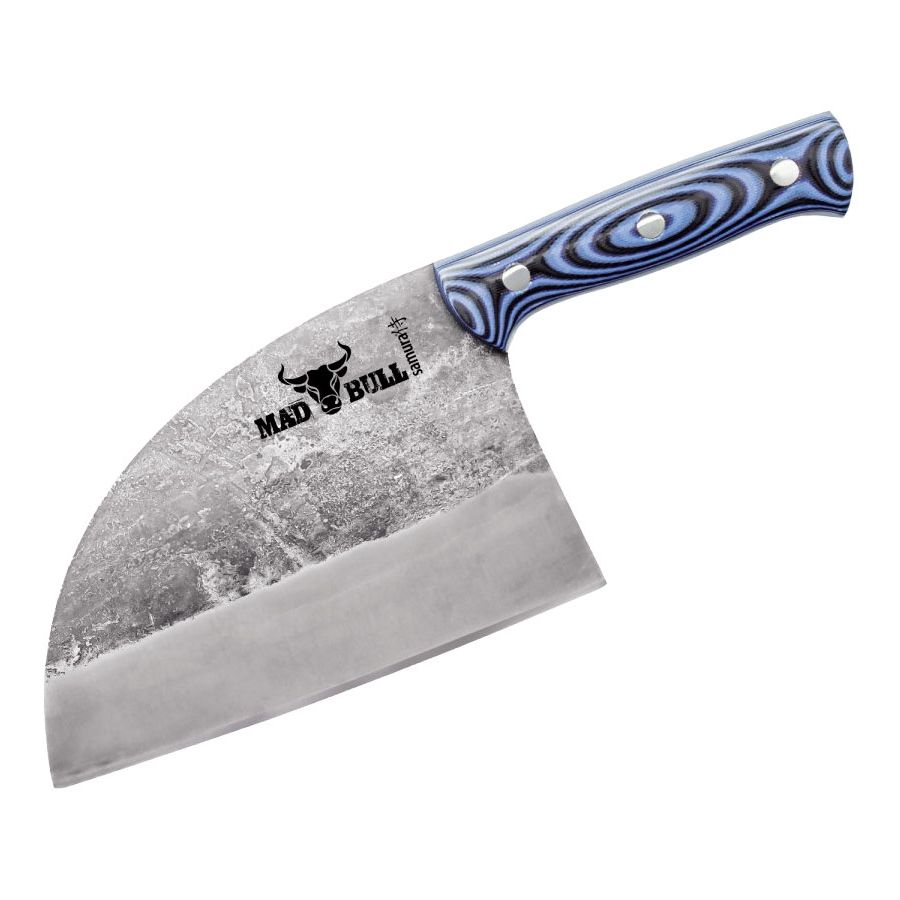 COLTELLO BUSHCRAFT CHEF - SAMURA - MADBULL G10 BLU