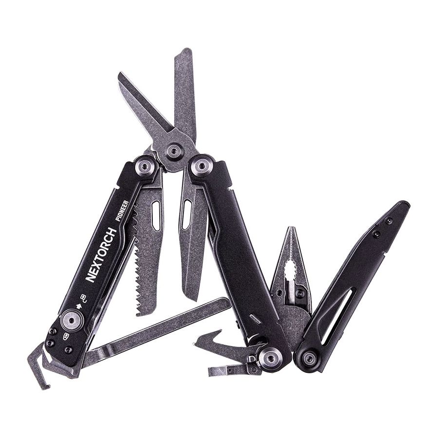 NEXTORCH - PINZA MULTITOOL PROFESSIONALE - 15 USI - BLACK