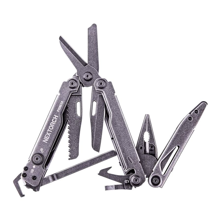 NEXTORCH - PINZA MULTITOOL PROFESSIONALE - 15 USI - GRAY
