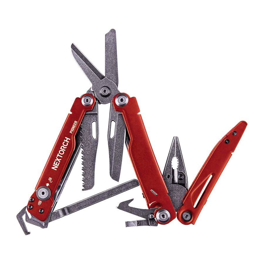 NEXTORCH - PINZA MULTITOOL PROFESSIONALE - 15 USI - Matte Red