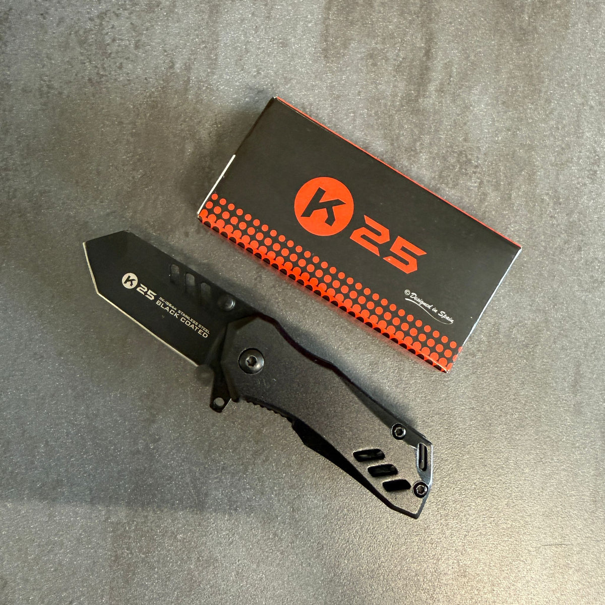 COLTELLO TATTICO CHIUDIBILE - K25 - NERO