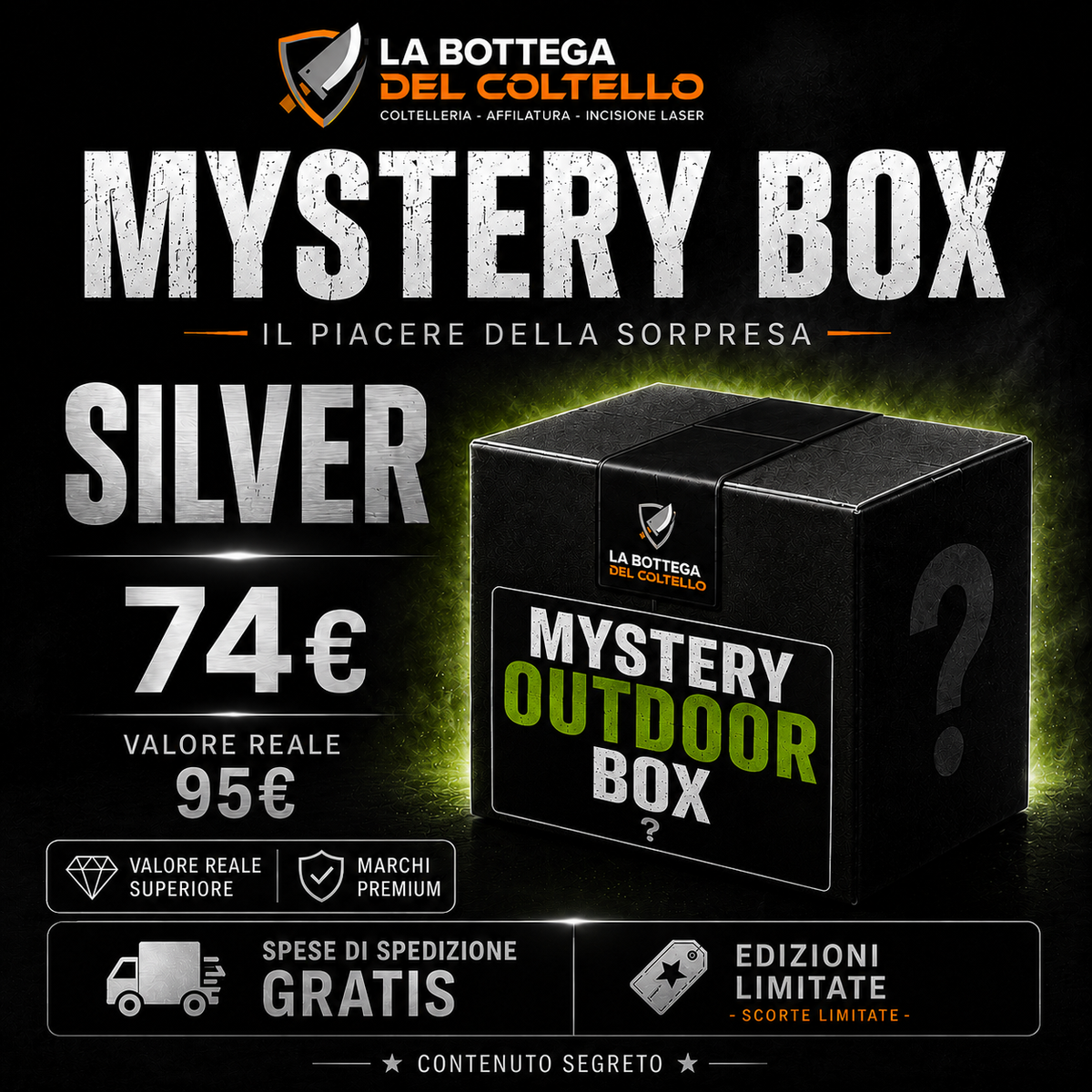 MYSTERY BOX OUTDOOR - SILVER