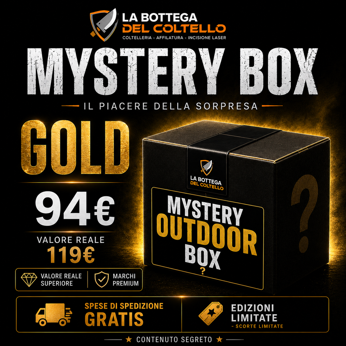 MYSTERY BOX OUTDOOR - GOLD