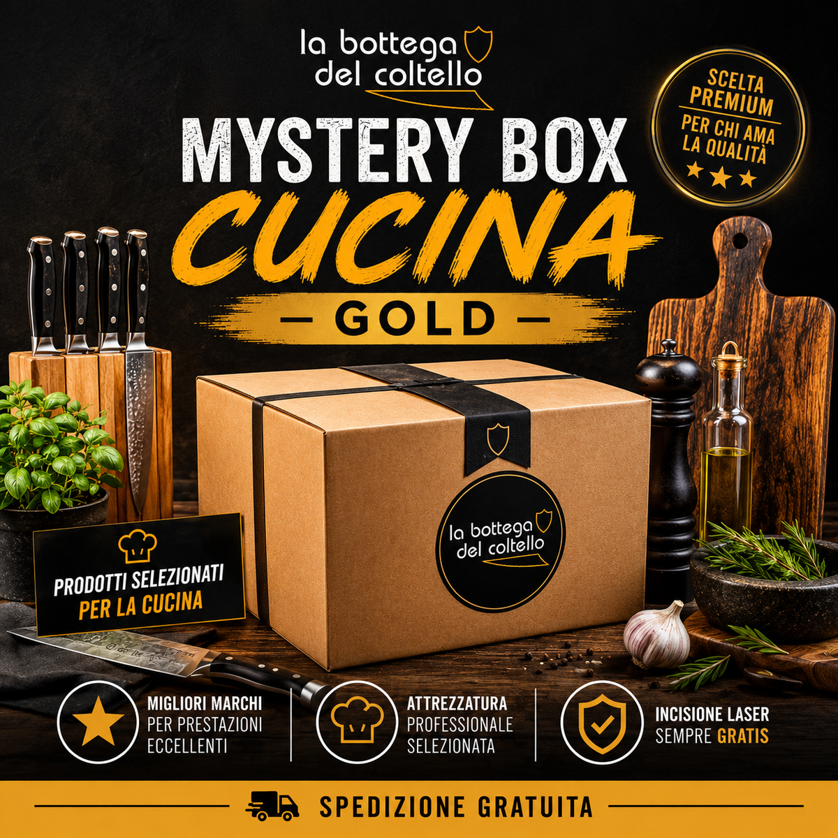 MYSTERY BOX CUCINA - GOLD