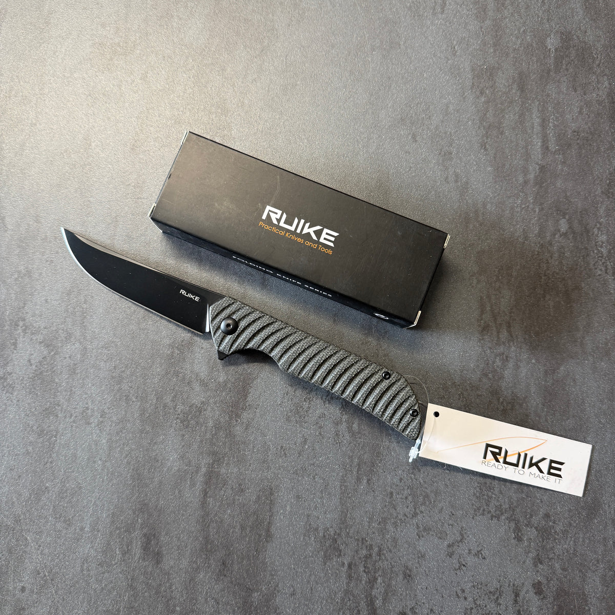 Coltello richiudibile - Ruike - Micarta nero