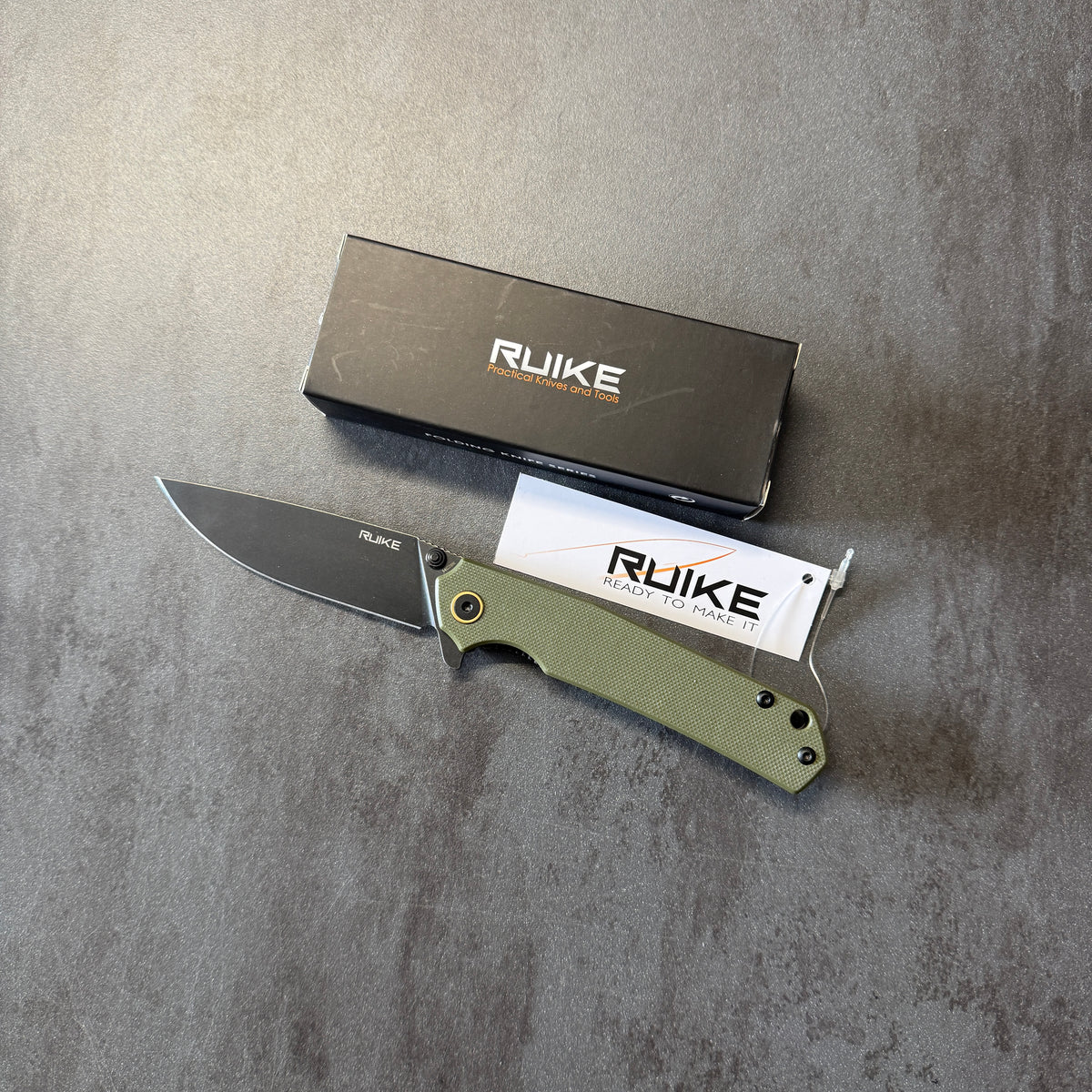 Coltello richiudibile - Ruike - Green G10