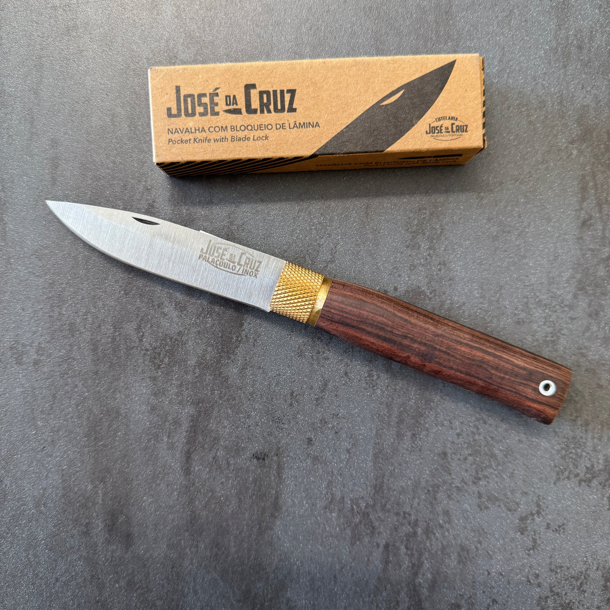 Coltello Pieghevole - Josè Da Cruz - Manico in Wenguè