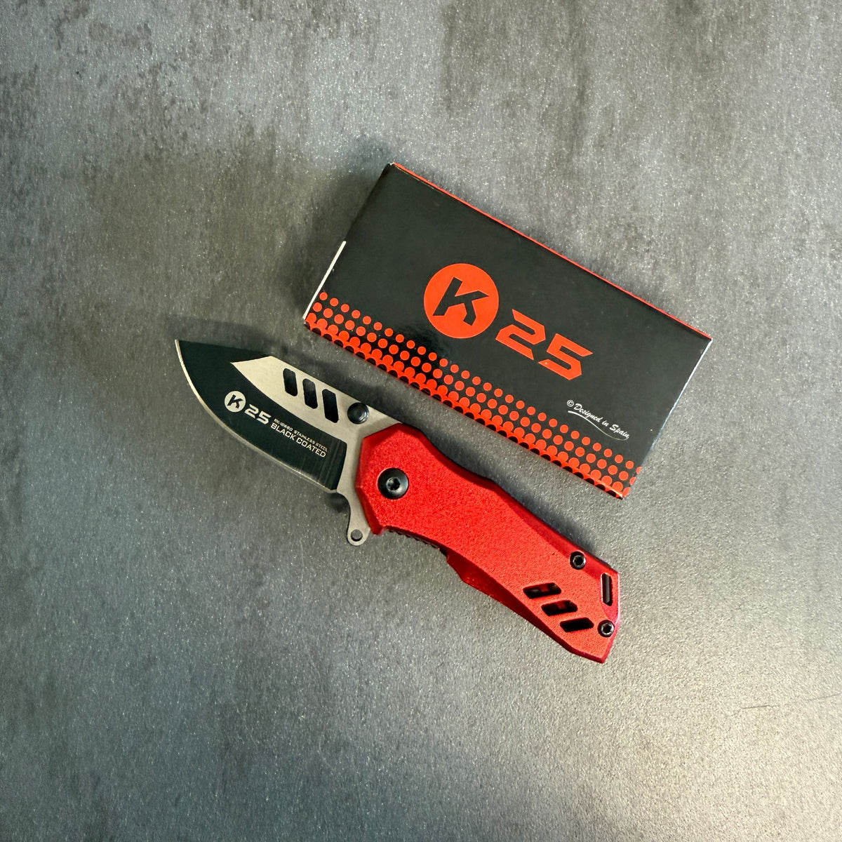COLTELLO TATTICO CHIUDIBILE - K25 - RED