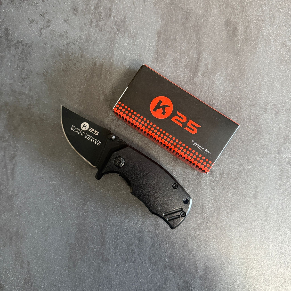 COLTELLO TATTICO CHIUDIBILE - K25 - BLACK 1.0