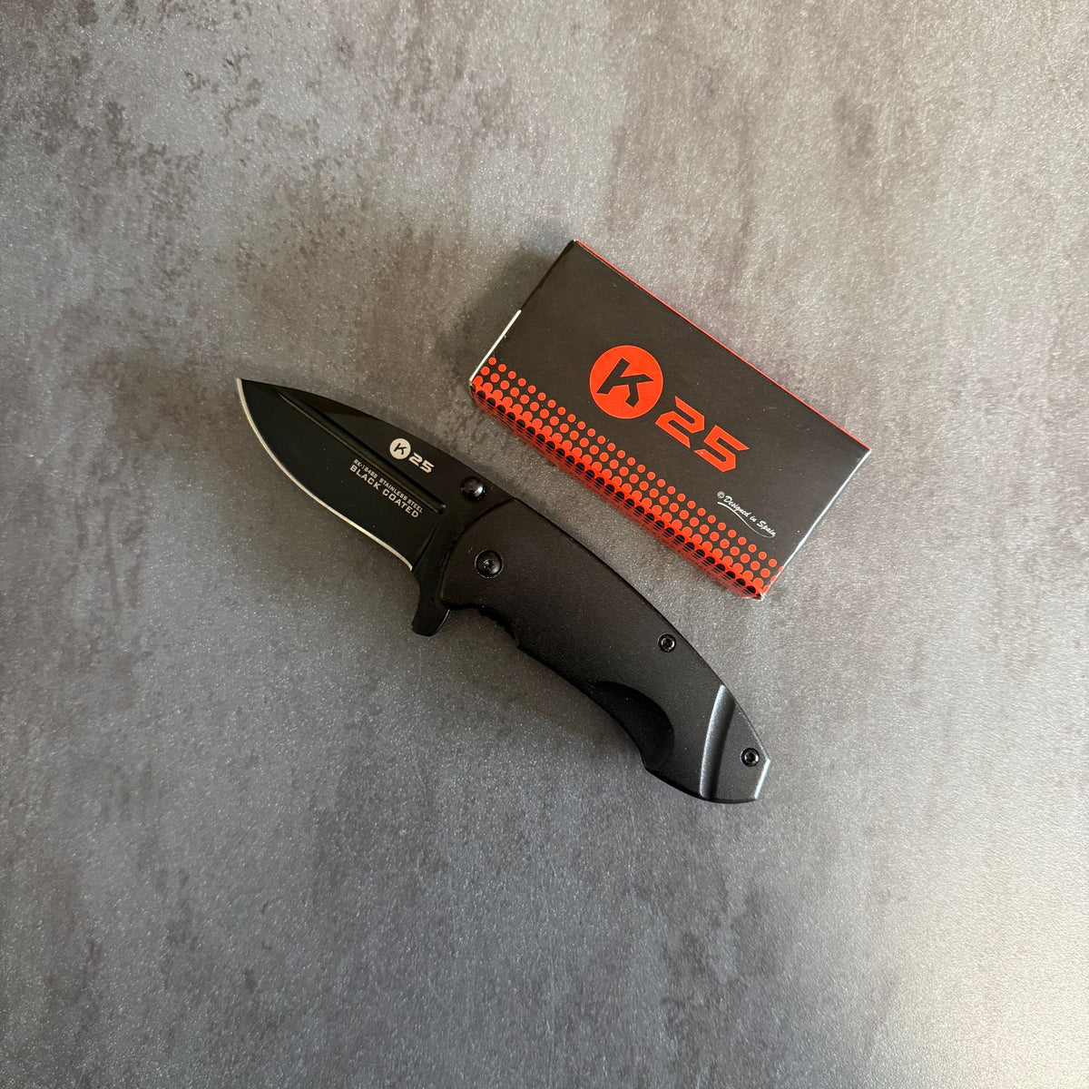 COLTELLO TATTICO CHIUDIBILE - K25 - BLACK 2.0