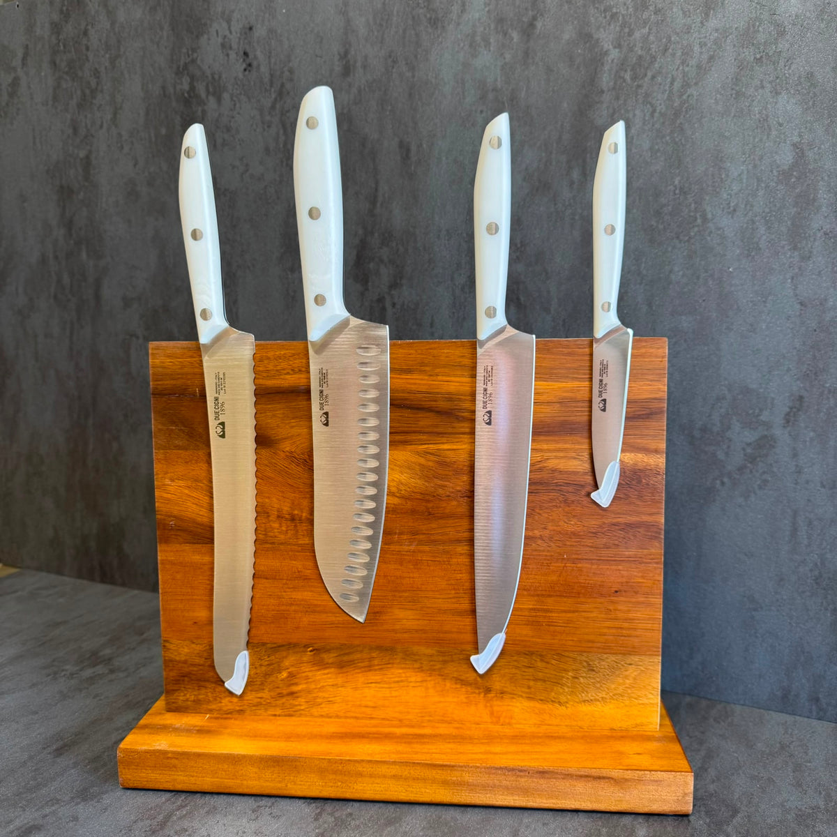 SET PROFESSIONALE 4 PEZZI - COLTELLI DUE CIGNI - MADE IN ITALY