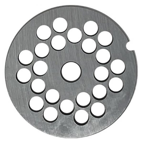 REBER - PIASTRA TRITACARNE ACCIAIO COMUNE N12 FORO 8